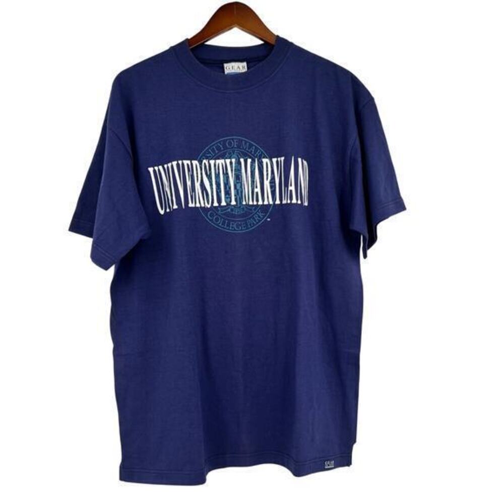 Gear for Sports University of Maryland College Park blue short sleeve tee large